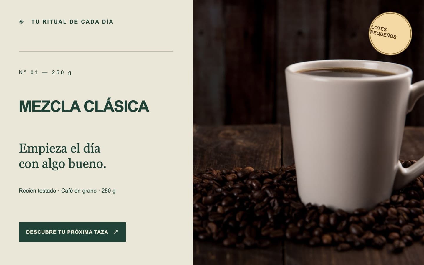 Promociones: Antes — MEZCLA CLÁSICA