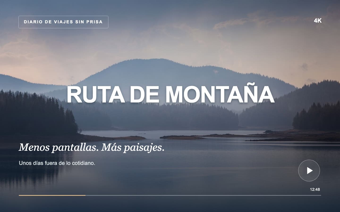 Portadas de vídeo: Antes — RUTA DE MONTAÑA