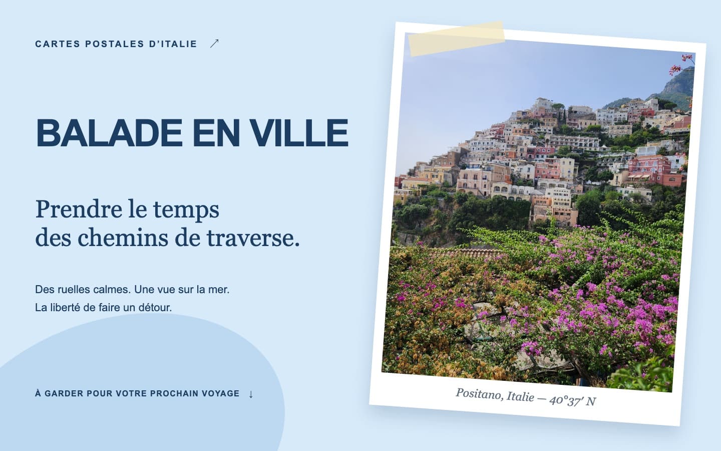 Publications sociales: Avant — BALADE EN VILLE