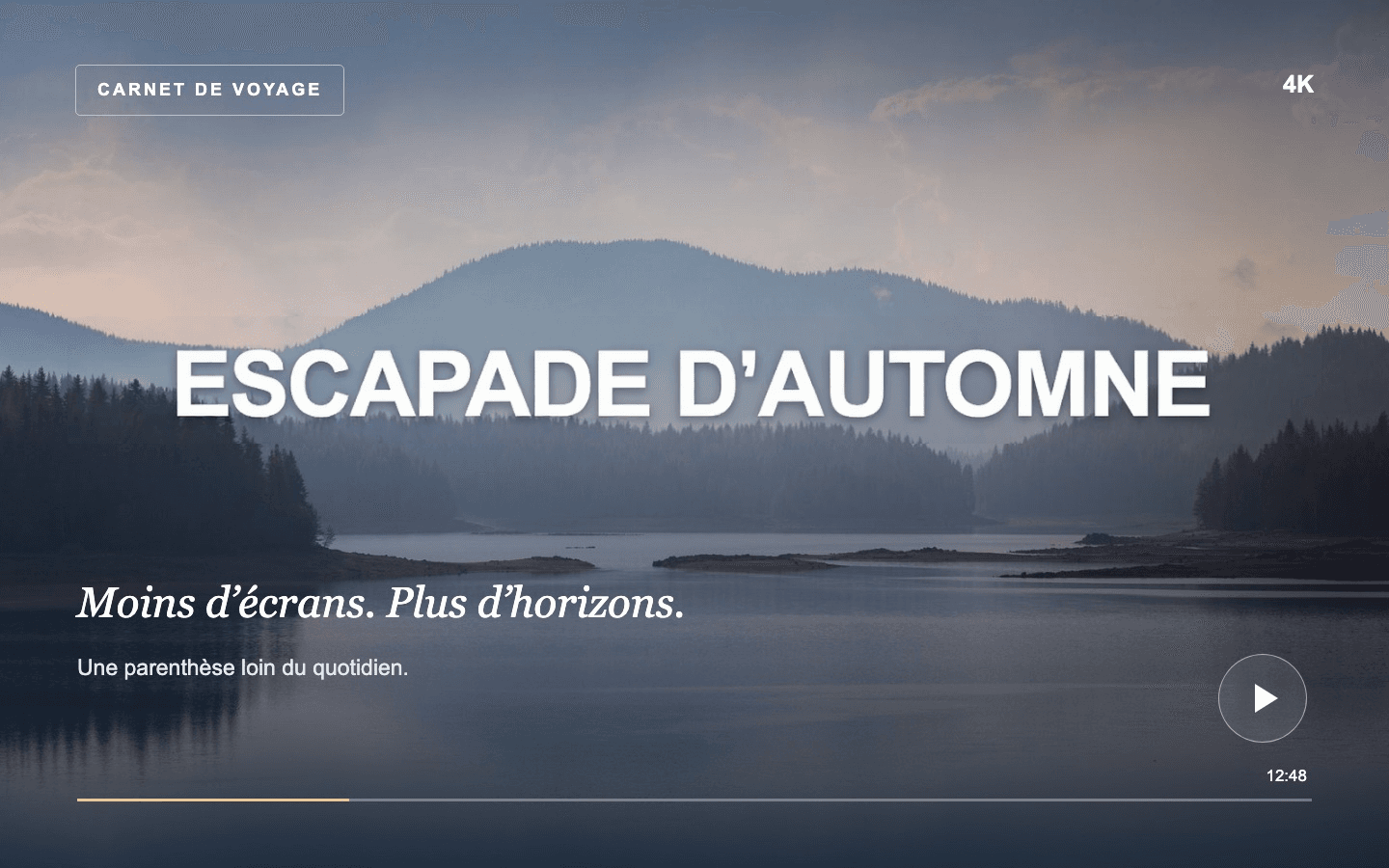 Miniatures vidéo: Après — ESCAPADE D’AUTOMNE