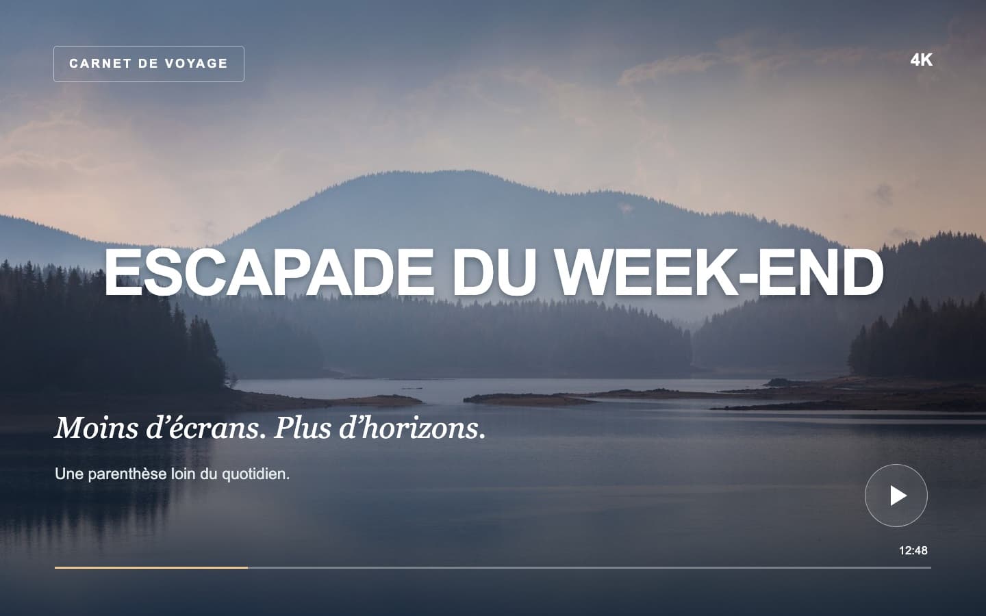 Miniatures vidéo: Avant — ESCAPADE DU WEEK-END