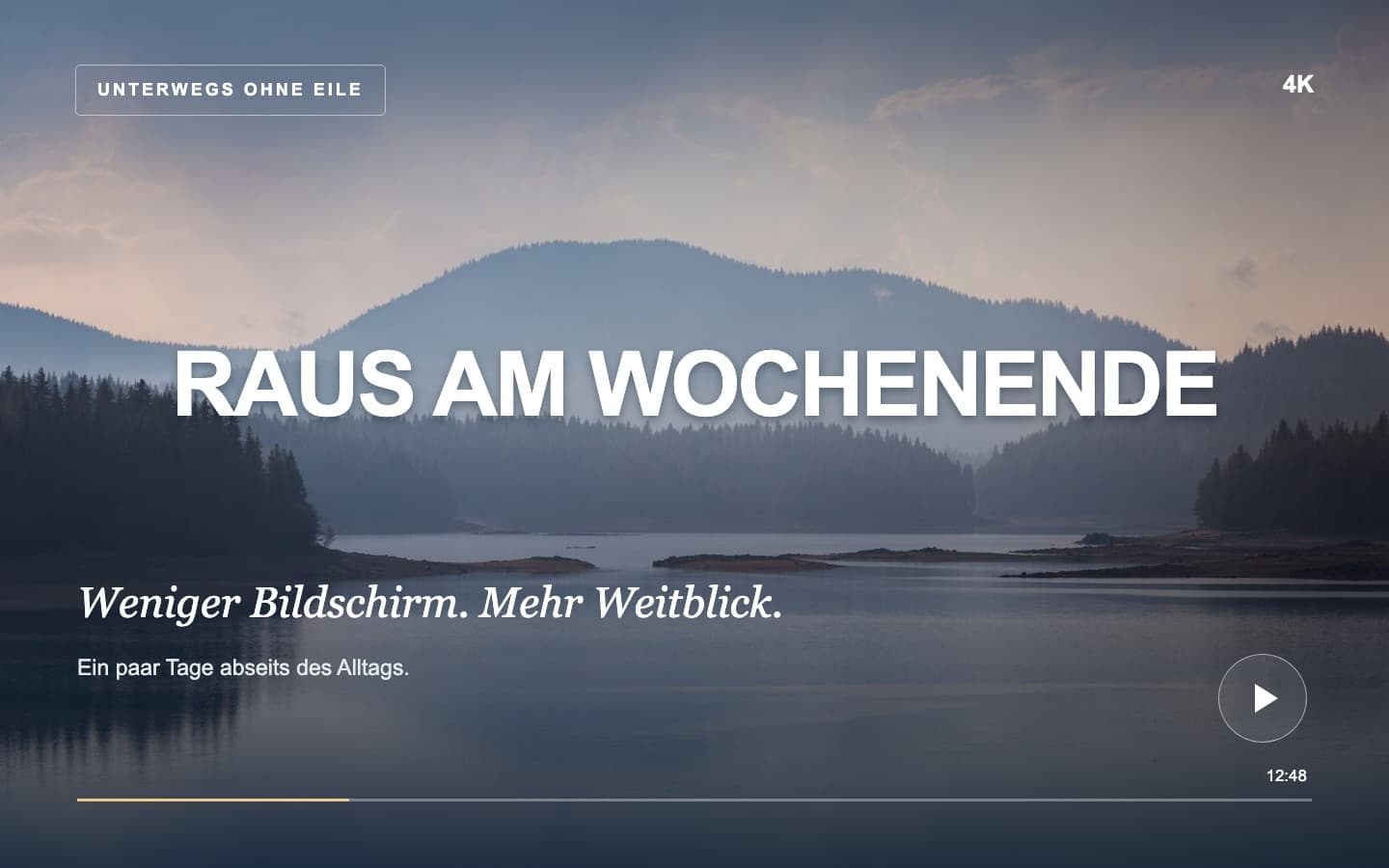 Video-Thumbnails: Vorher — RAUS AM WOCHENENDE