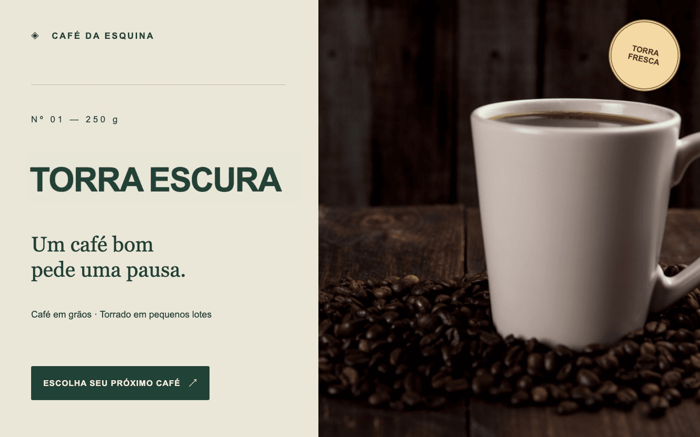 Divulgação de produtos: Depois — TORRA ESCURA